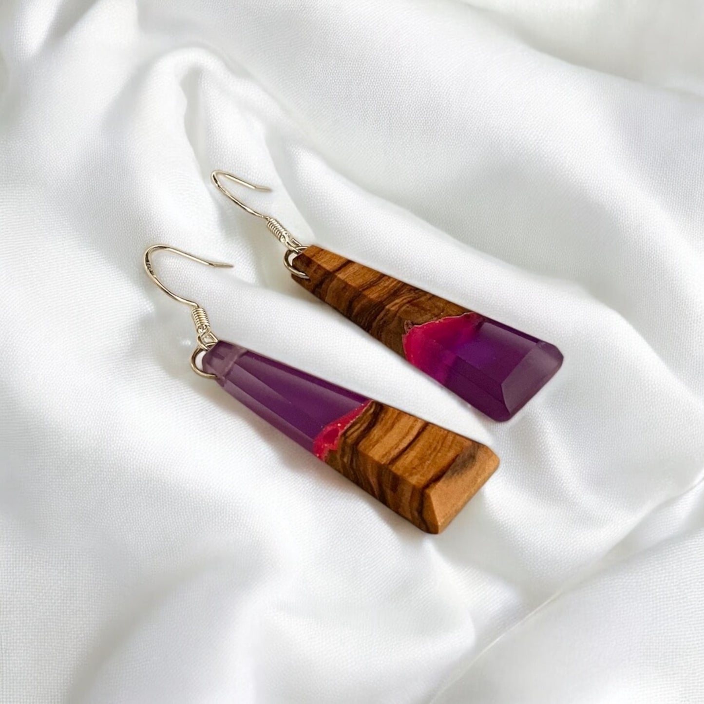 Boucles Restanque Violet+Rose