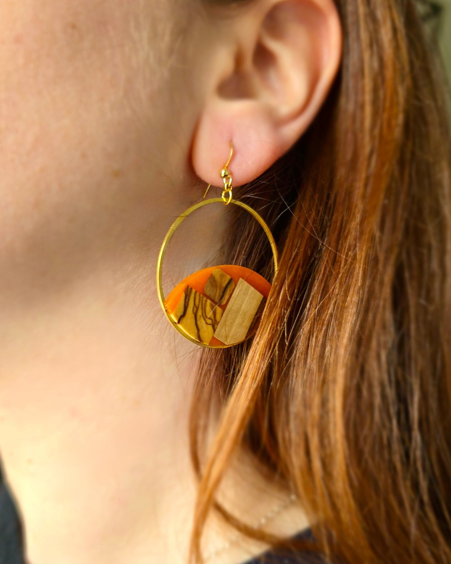 Boucles Cabas Tangerine