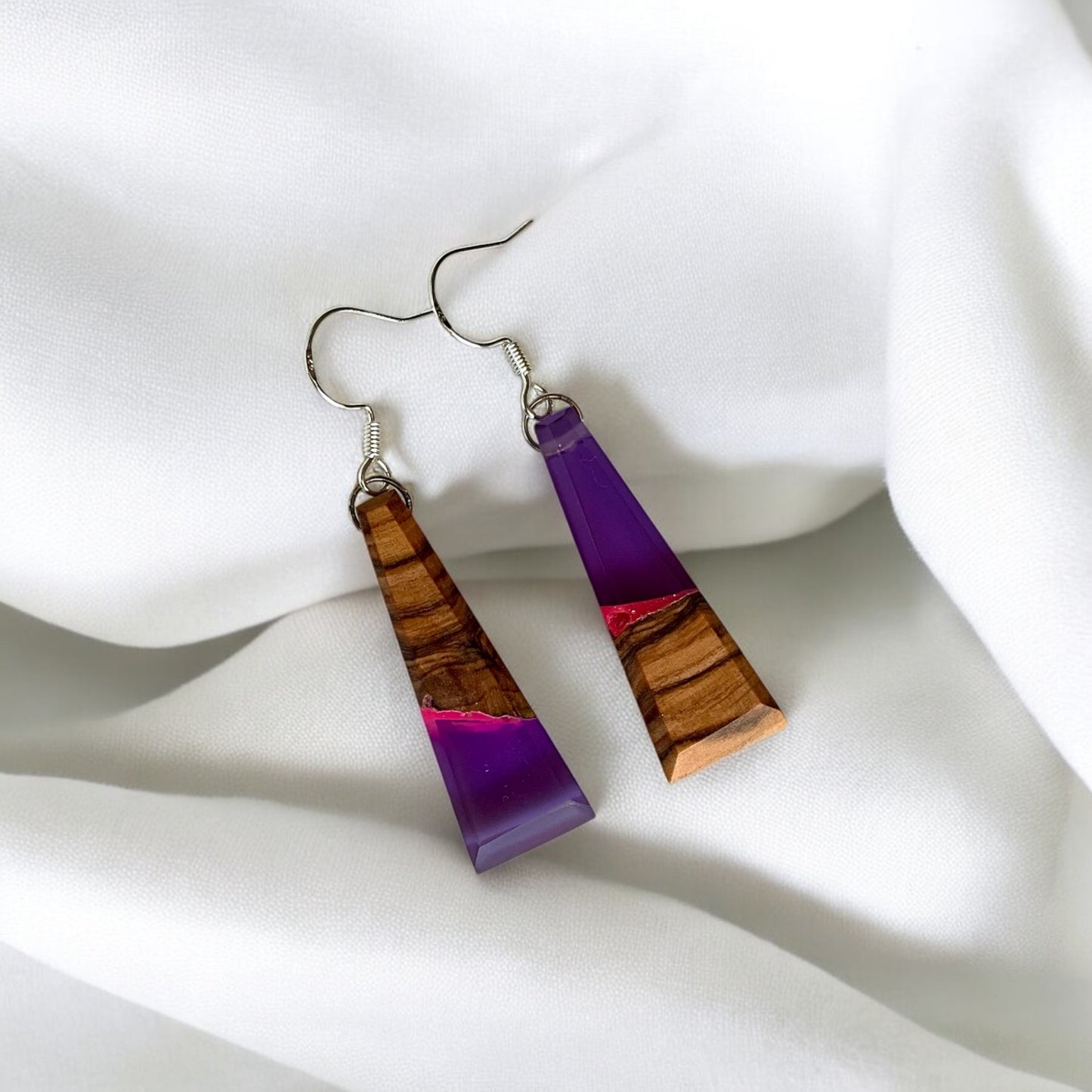Boucles Restanque Violet+Rose