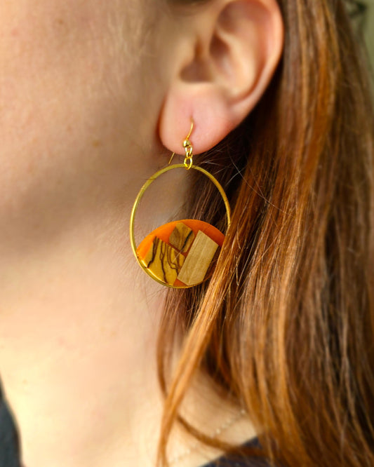 Boucles Cabas Tangerine